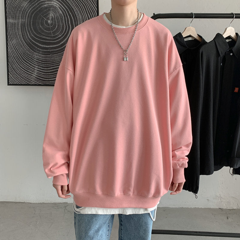 Męska bluza oversize bez kaptura