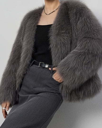 Damskie futro zimowe