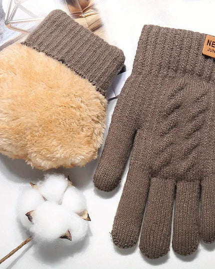 Rękawiczki męskie klasyczne z ociepleniem