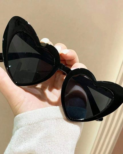 Damskie okulary przeciwsłoneczne w kształcie serca