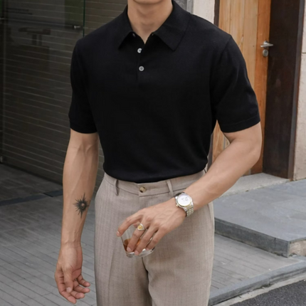 Modern essential męski koszulka polo koszula
