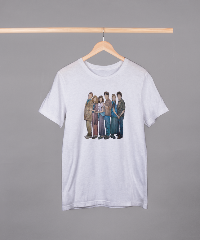 Damski T-shirt z postaciami serialu Friends