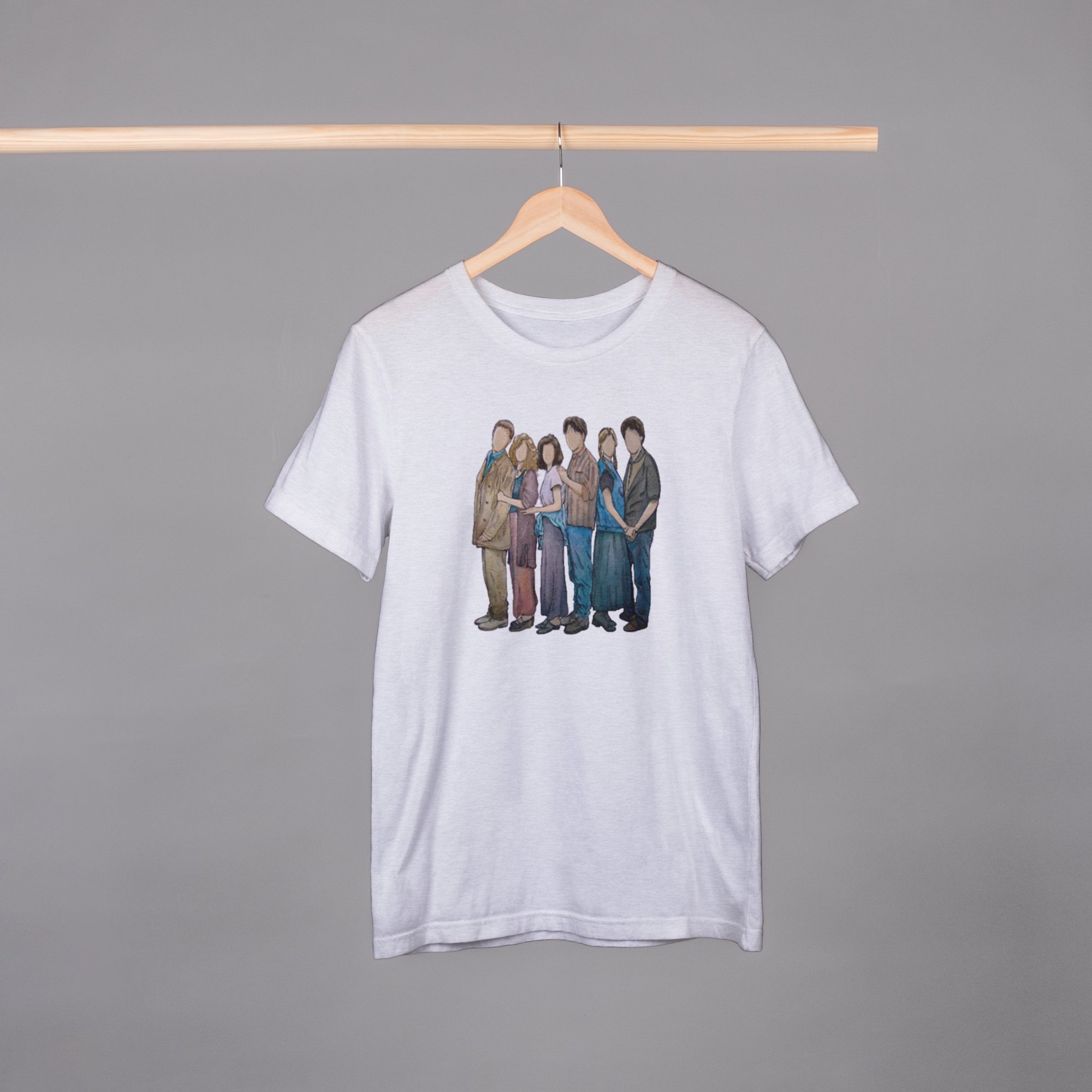 Damski T-shirt z postaciami serialu Friends