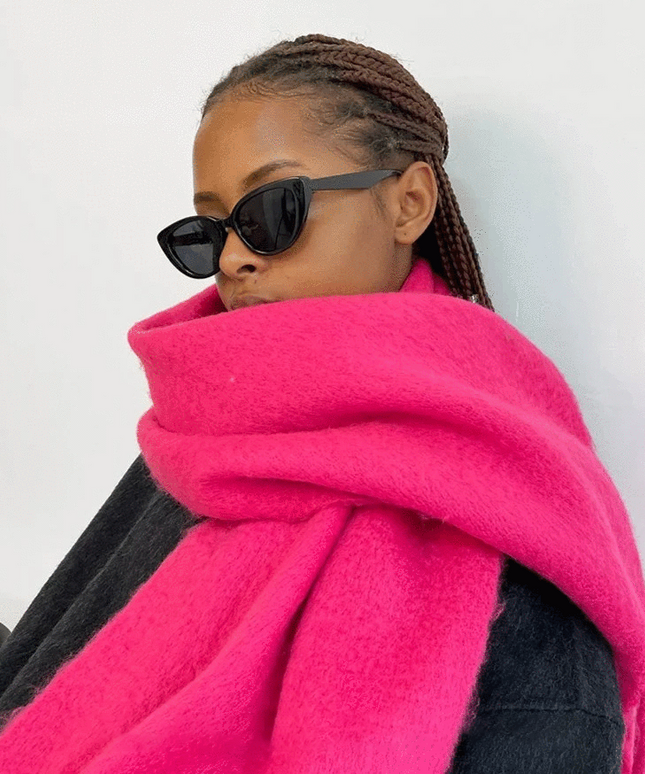 Duży szalik damski na zimę