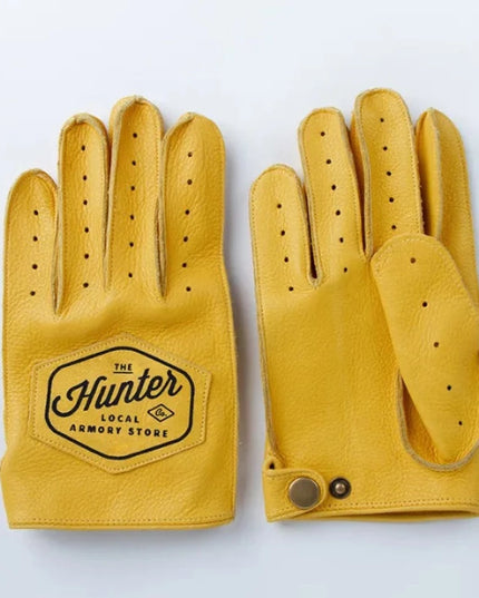 Rękawiczki unisex krótkie z naszywką