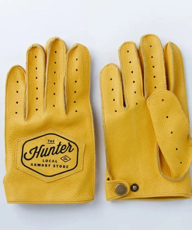 Rękawiczki unisex krótkie z naszywką