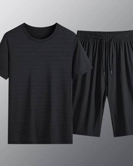 Sportowy komplet męski z koszulką i spodenkami