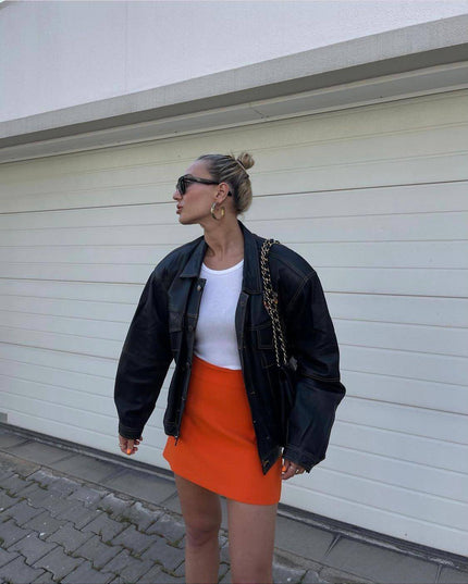 Letnia damski short z wysokim stanem mini spódnica
