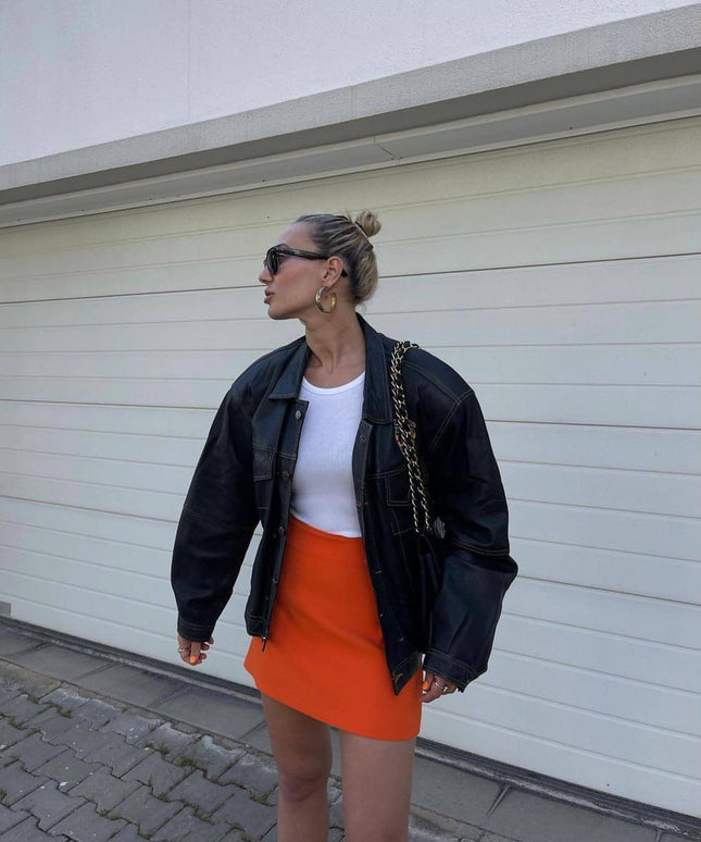 Letnia damski short z wysokim stanem mini spódnica