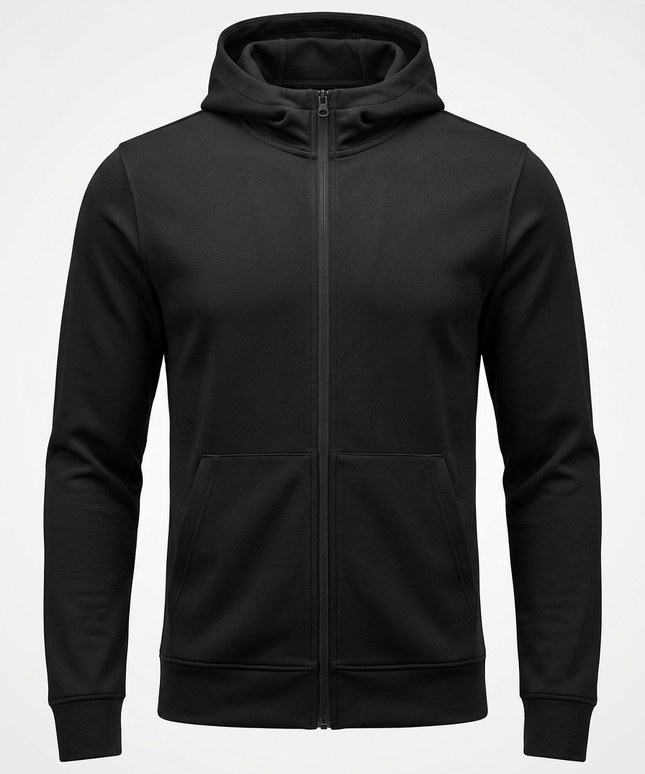 Męska Bluza Zip Hoodie Rozpinana Premium