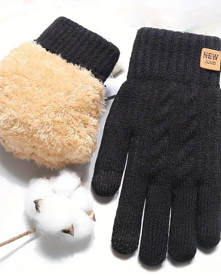 Rękawiczki męskie klasyczne z ociepleniem