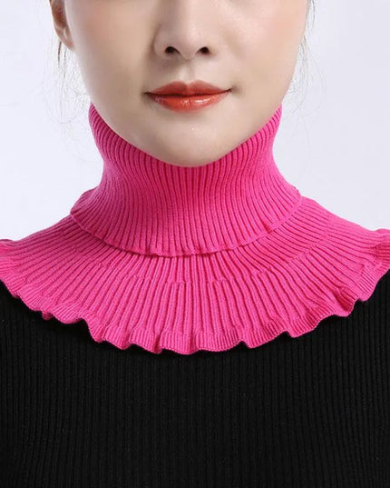 Szalik damski w formie kołnierza