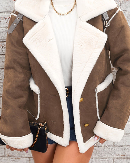 Damski kożuch elegancki