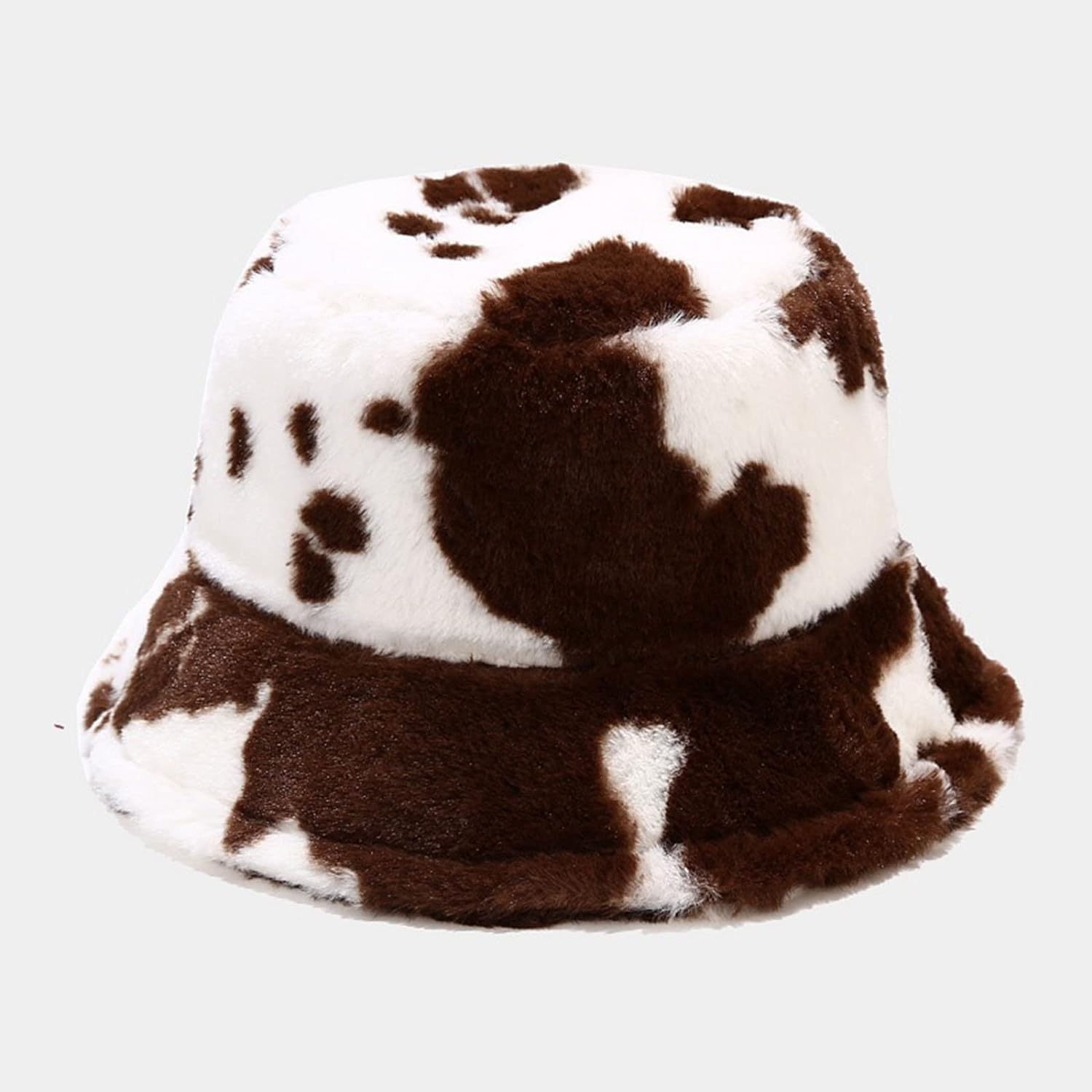 Czapka damska z motywem krowich łat