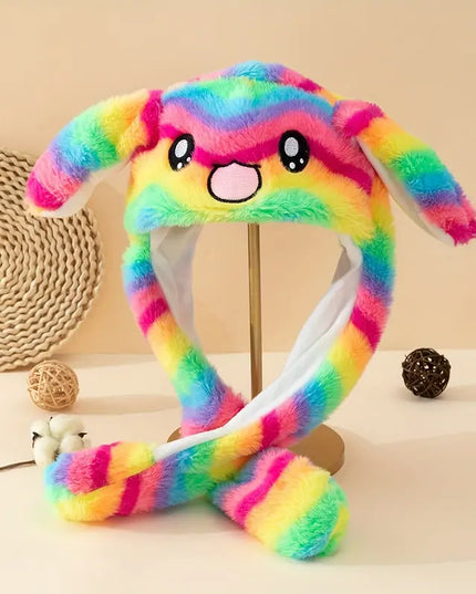 Czapka unisex długa z ruszającymi uszami