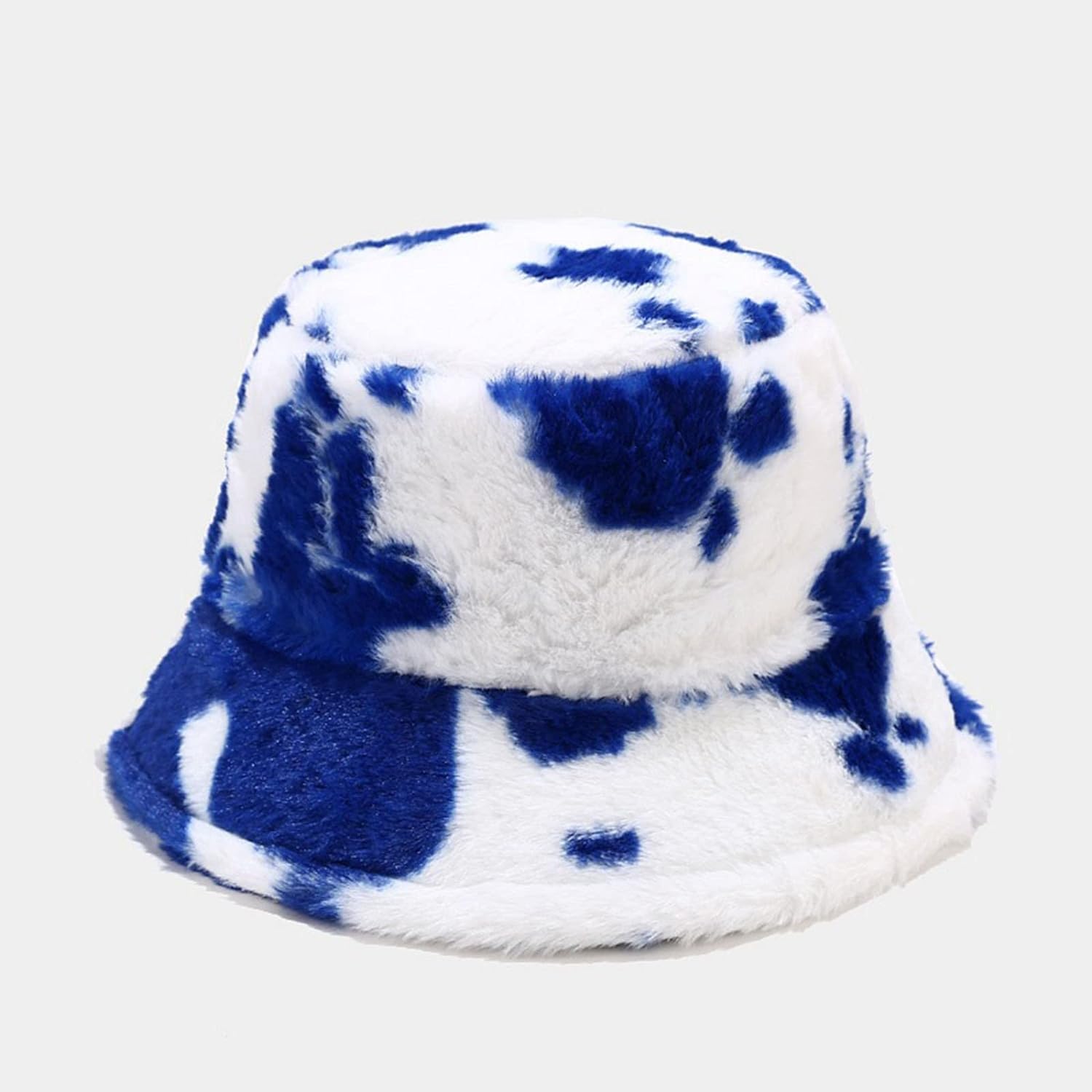 Czapka damska z motywem krowich łat