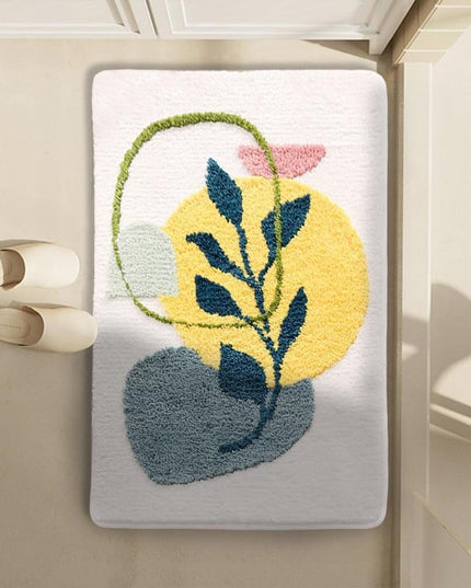 Antypoślizgowa mata łazienkowa z kolorowym wzorem