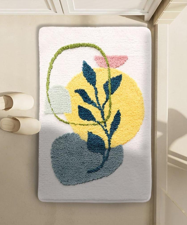 Antypoślizgowa mata łazienkowa z kolorowym wzorem