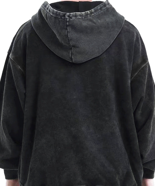 Męska bluza bawełniana z motywem sprania