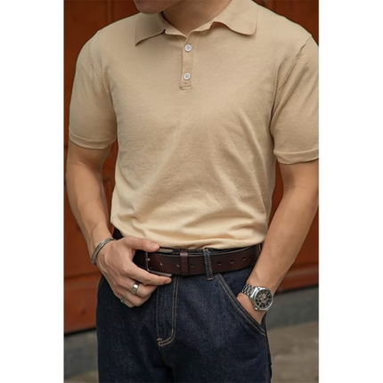 Modern essential męski koszulka polo koszula
