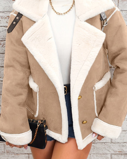 Damski kożuch elegancki