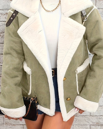 Damski kożuch elegancki