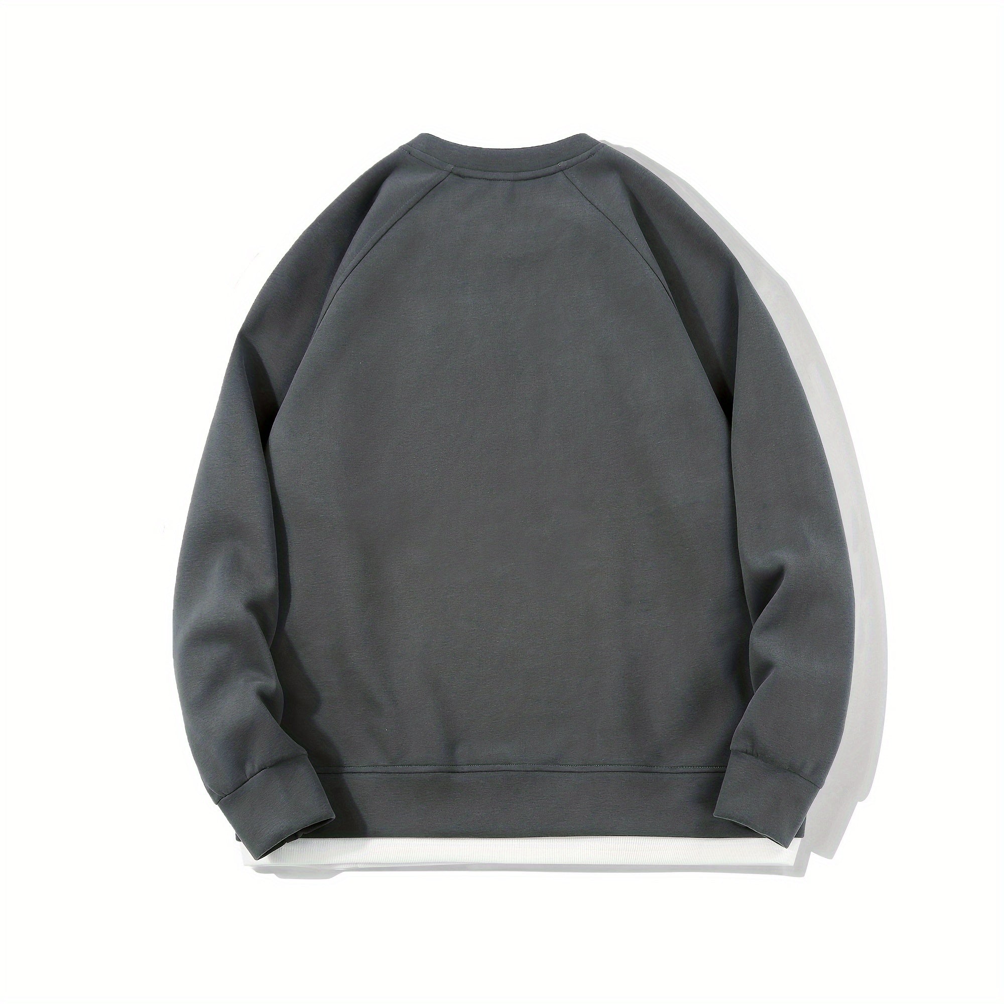 Męska bluza crewneck z bawełną