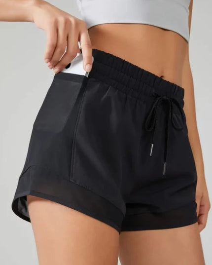 Sportowe szorty damskie oddychające i przewiewne