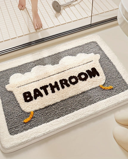 Mata łazienkowa miękka z motywem