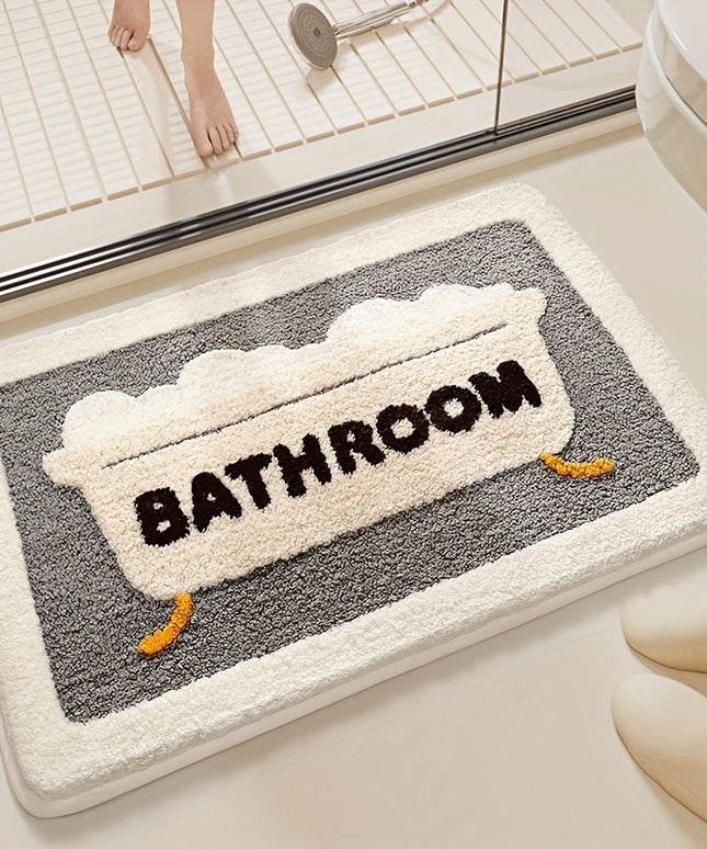 Mata łazienkowa miękka z motywem