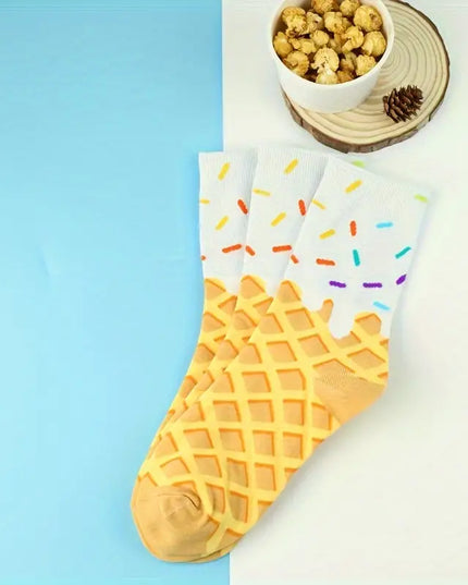 Skarpetki damskie za kostkę w modne wzory