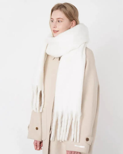 Szalik damski jednokolorowy