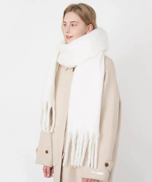 Szalik damski jednokolorowy