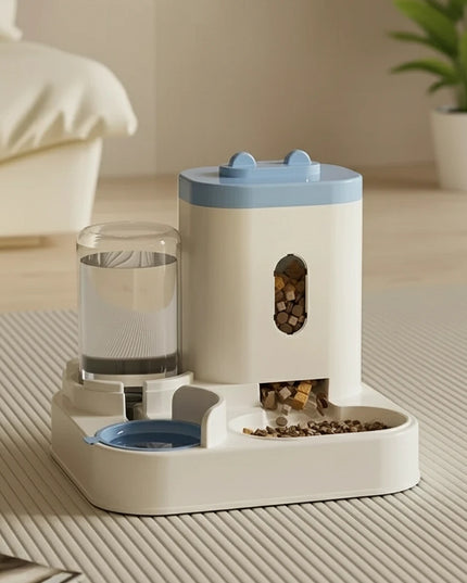 Automatyczny podajnik na karmę dla psa z dozownikiem na wodę