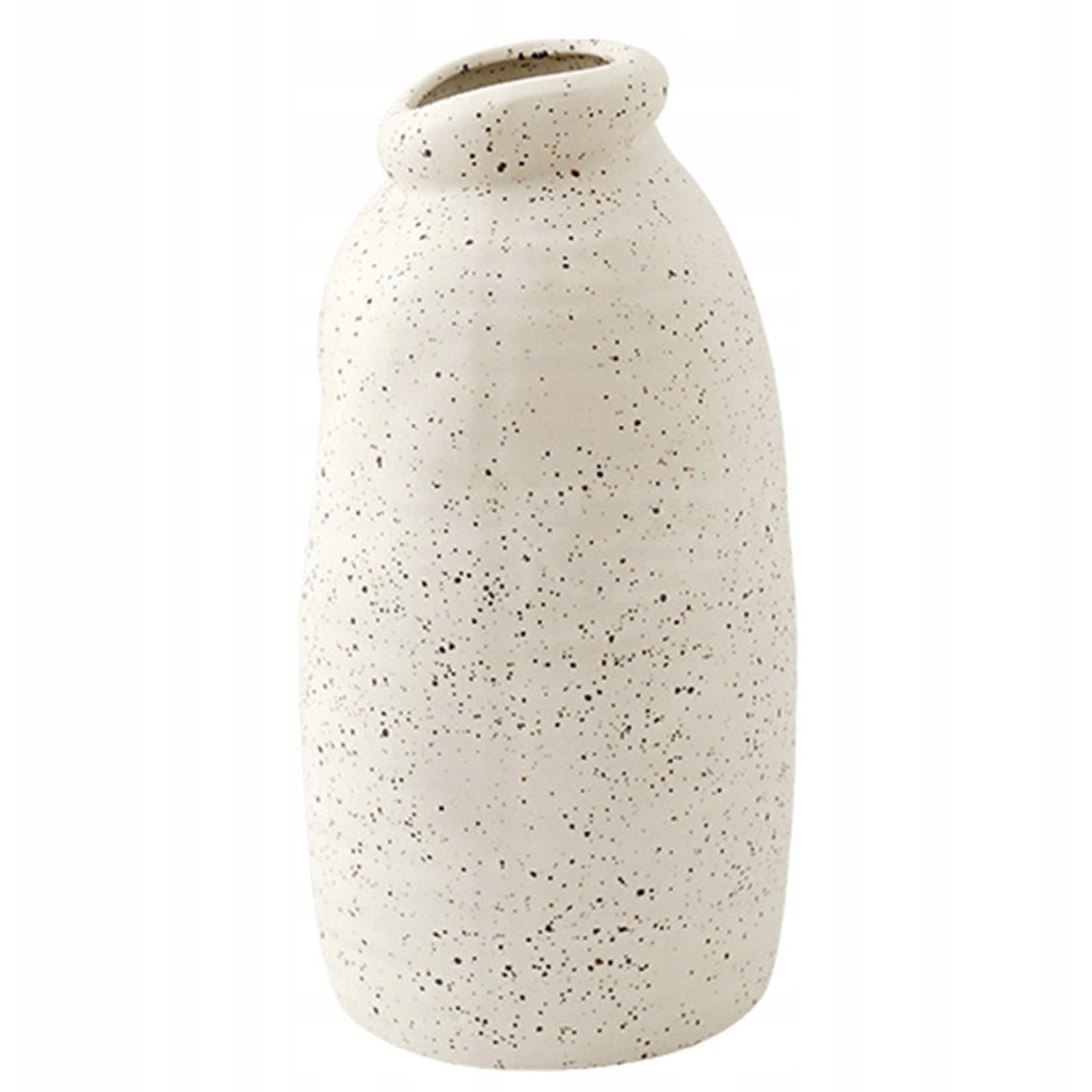 Wazon ceramiczny w jasnych kolorach w kropki