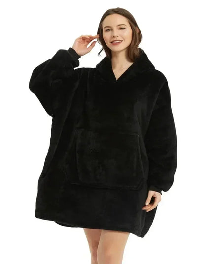 Ciepła kocobluza oversize 2w1 koc i bluza