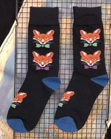 Skarpetki męskie bawełniane w modne wzory