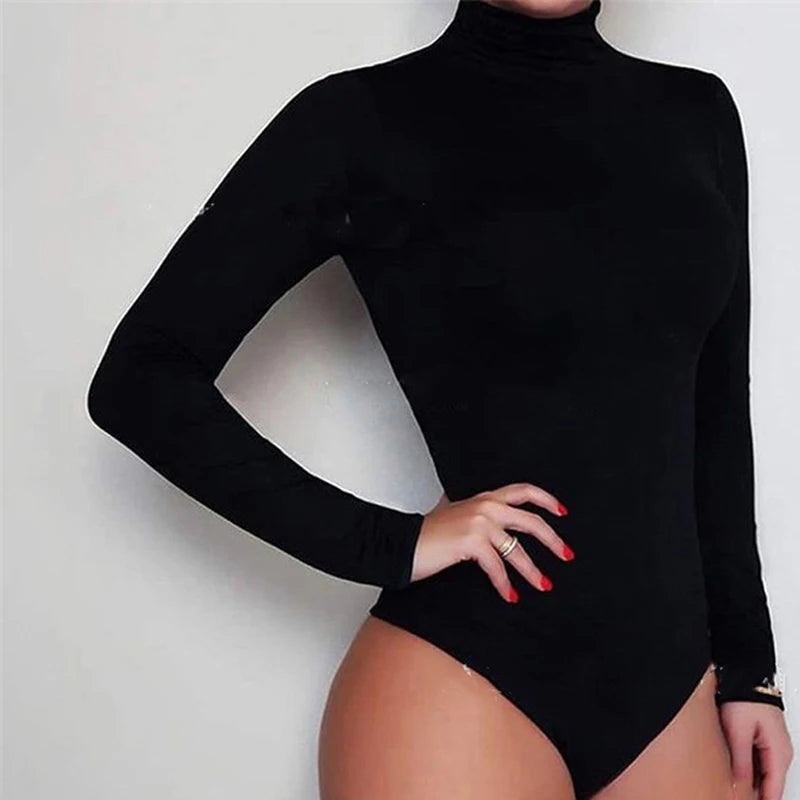 Body damskie z kołnierzykiem typu golf