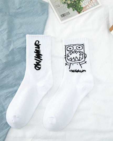 Skarpetki męskie za kostkę z modnymi nadrukami