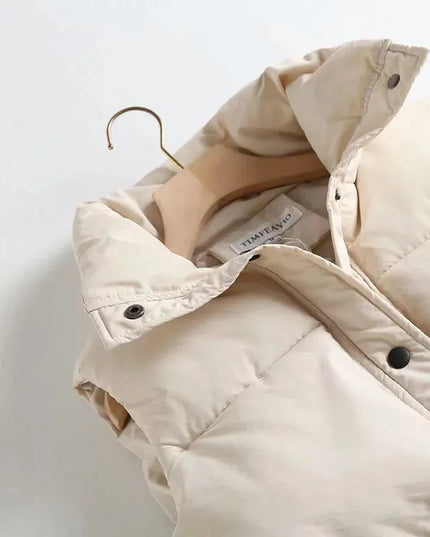 Kamizelka damska zwężana w pasie