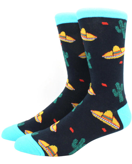 Skarpetki męskie długie wzorzyste