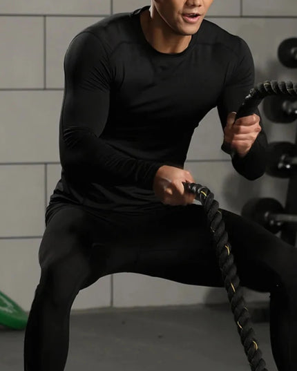 Sportowy komplet męski kompresujący