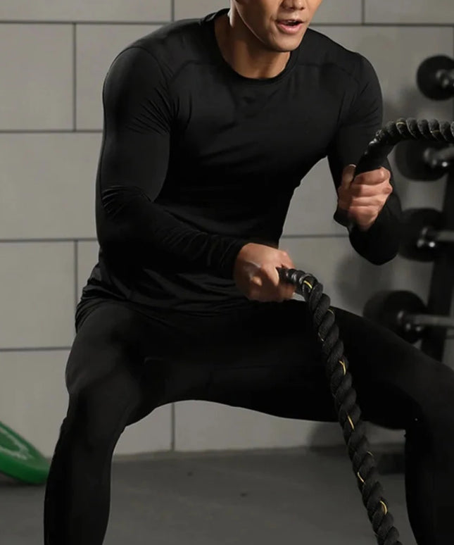 Sportowy komplet męski kompresujący