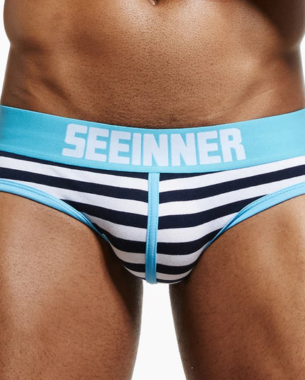 Slipy męskie kolorowe w paski