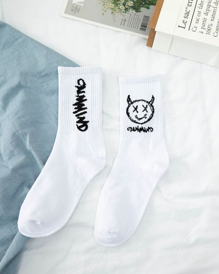 Skarpetki męskie za kostkę z modnymi nadrukami