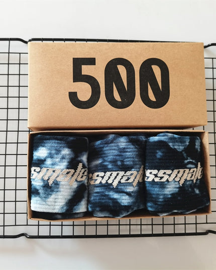 Skarpetki męskie długie 3 pary w pudełku zestaw prezentowy