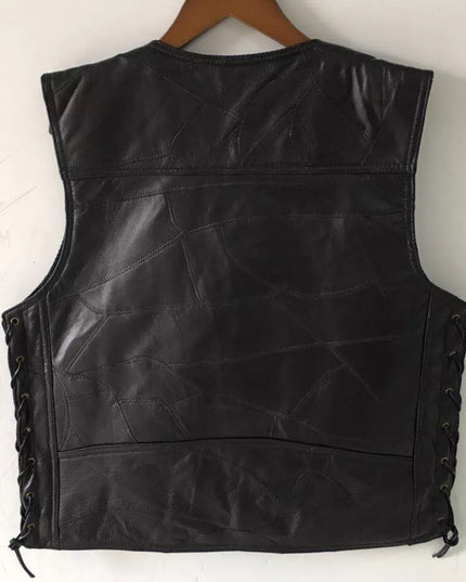 Kamizelka męska skórzana