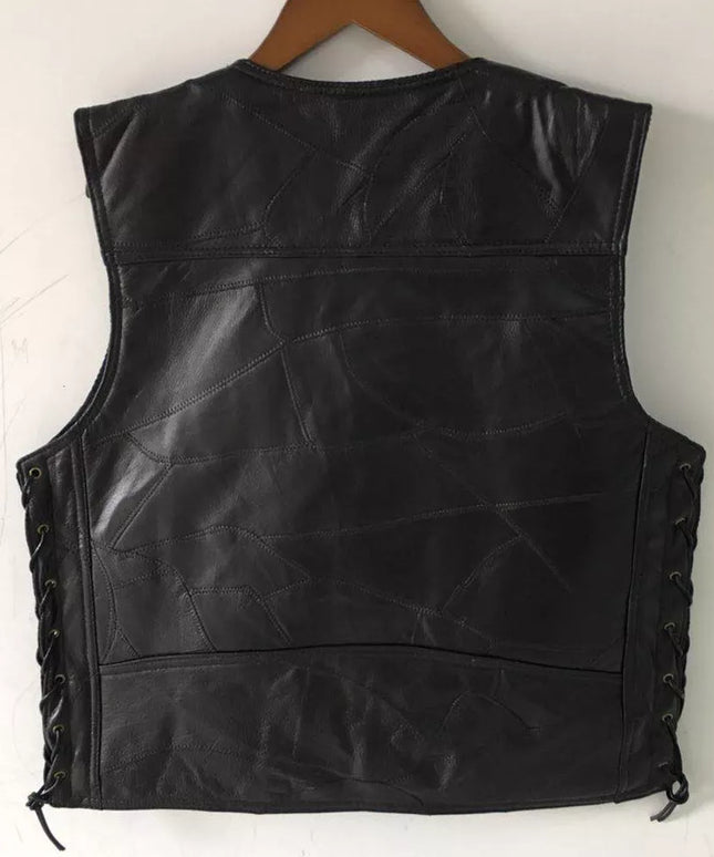 Kamizelka męska skórzana