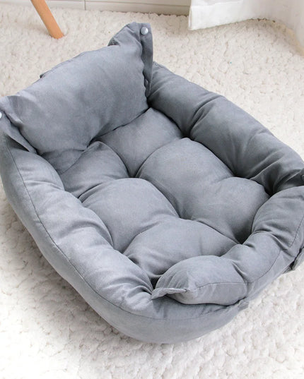 Wielofunkcyjna mata i legowisko 3 w 1 dla psa i kota – składane posłanie, sofa i mata w jednym