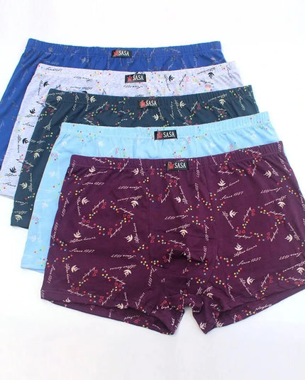 Bokserki męskie we wzorki 6 par